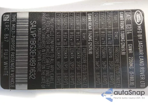 2014 Land Rover Range Rover Evoque Pure Plus from USA, damaged, VIN SALVP1BG3EH891632